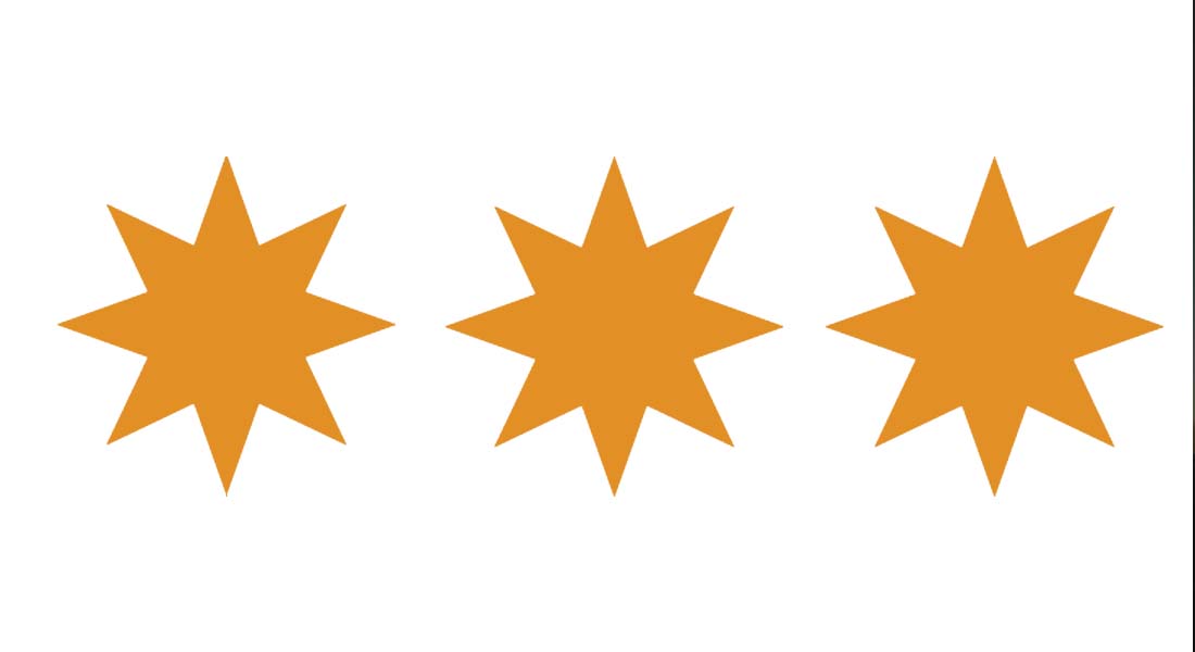 Coors tre orange stjerner